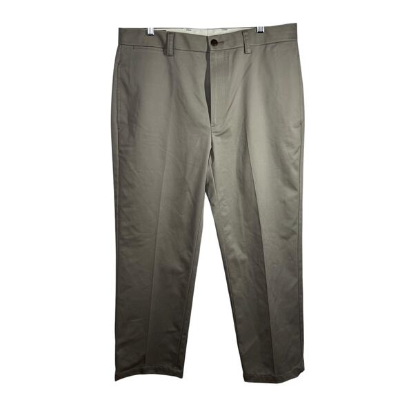Orvis Pants Men 34X27 Beige Khaki NWT Trim Fit Trouser Cotton Career Spring Work - Picture 1 of 8